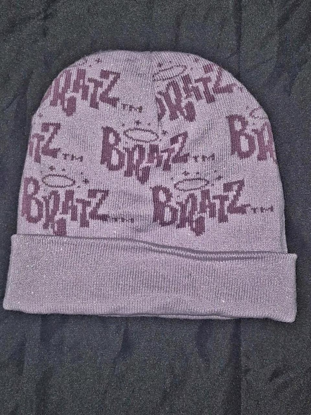 Bratz Logo Knit Beanie - Lavender